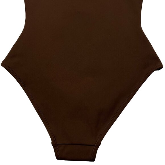 SKIMS Shaping Swim Cami One Piece Cocoa Womens Small - Picture 8 of 13